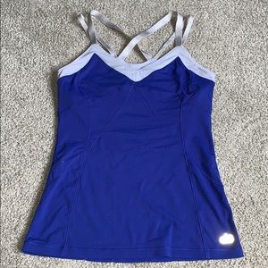 Alo yoga top blue S
